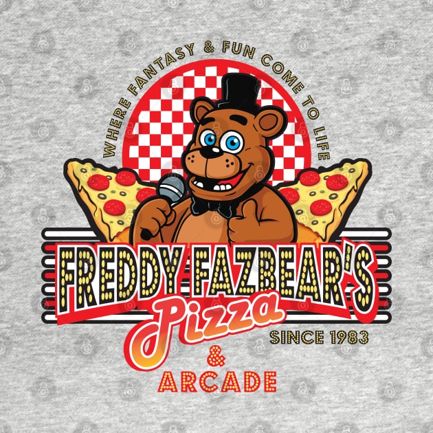 Freddy Fazbear's Pizza Since 1983 Lts by Alema Art